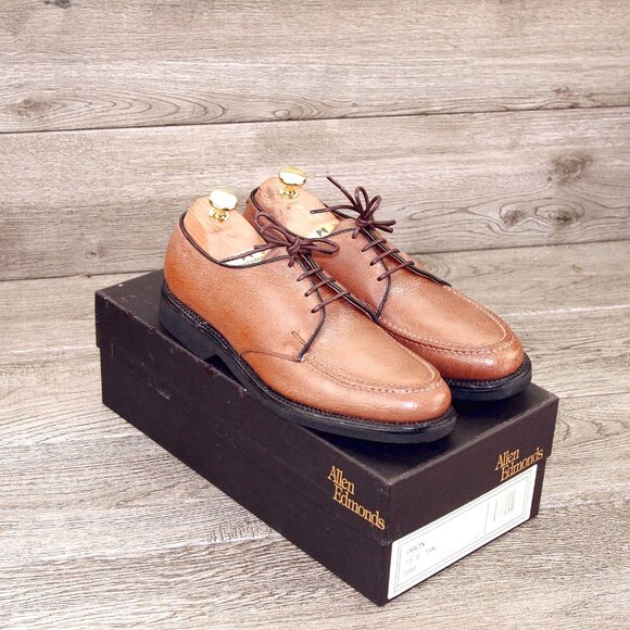 * NIB * $295 Allen Edmonds JARON 7.5 B Narrow Tan * add $15 new Trees main image 5